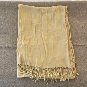 Cream Colored Wrap Scarf